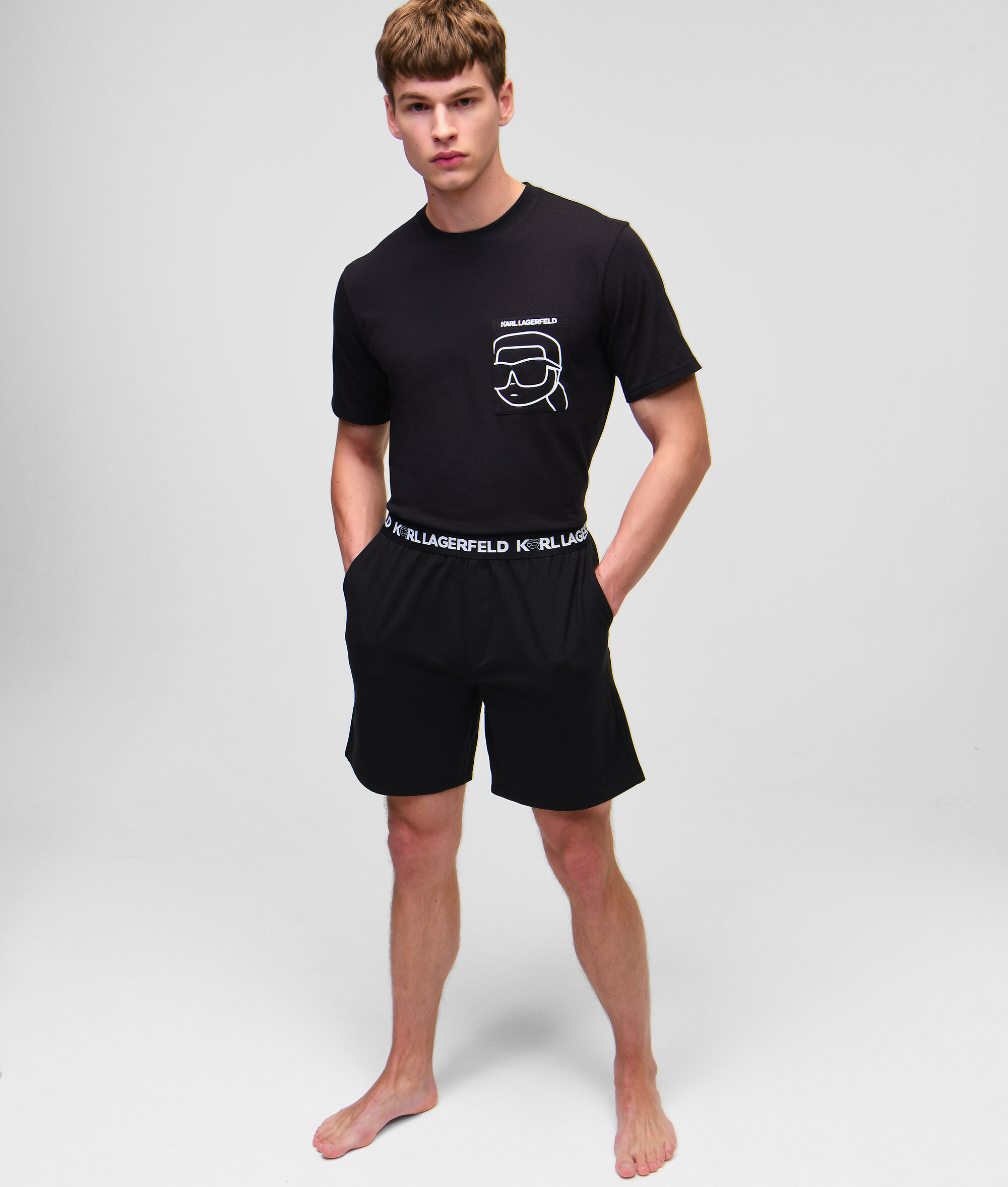 (image for) Compact KARL IKONIK SHORTS AND TEE SET